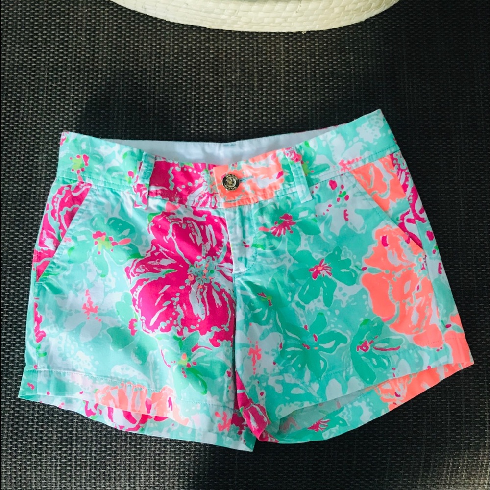 Lilly Pulitzer printed Callahan shorts sz 0